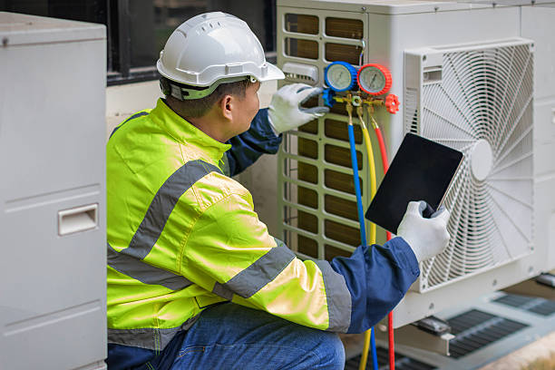 Professional Hvac Maintenance technician working in Yale, OK